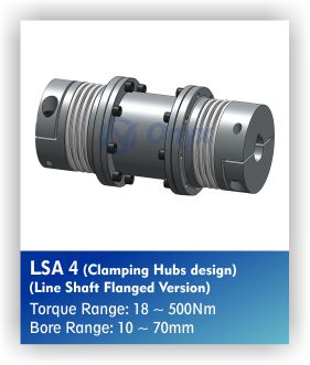 Line Shaft Bellow Coulping LSA4